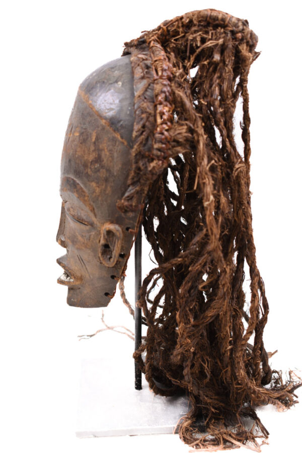 Mask - Wood, Rope - Chokwe - Congo DRC