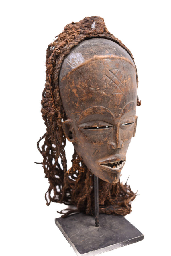 Mask - Wood, Rope - Chokwe - Congo DRC