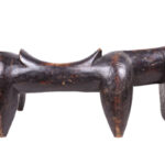 Horse Figure / Head rest - Wood - Syon - Senufo - Ivory Coast