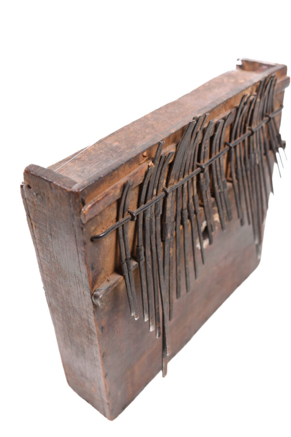 Lemellophone - Wood, Metal - Sanza - Chokwe - DR Congo