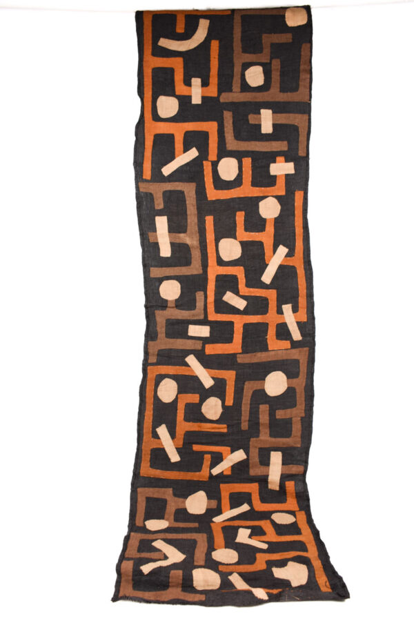 Textile - Cloth - Shoowa-Kuba - DR Congo 260 cm