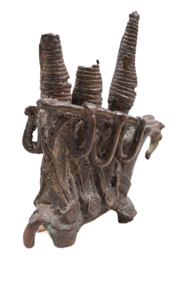 Horse rider figure - Bronze- Sao / Kotoko - Chad