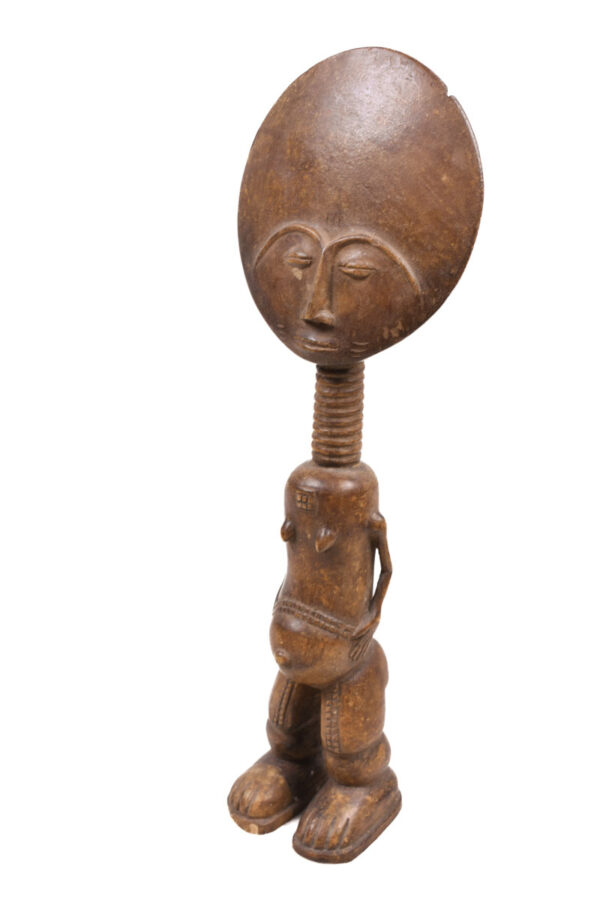 Fertility doll - Wood - Akuaba - Ashanti - Ghana