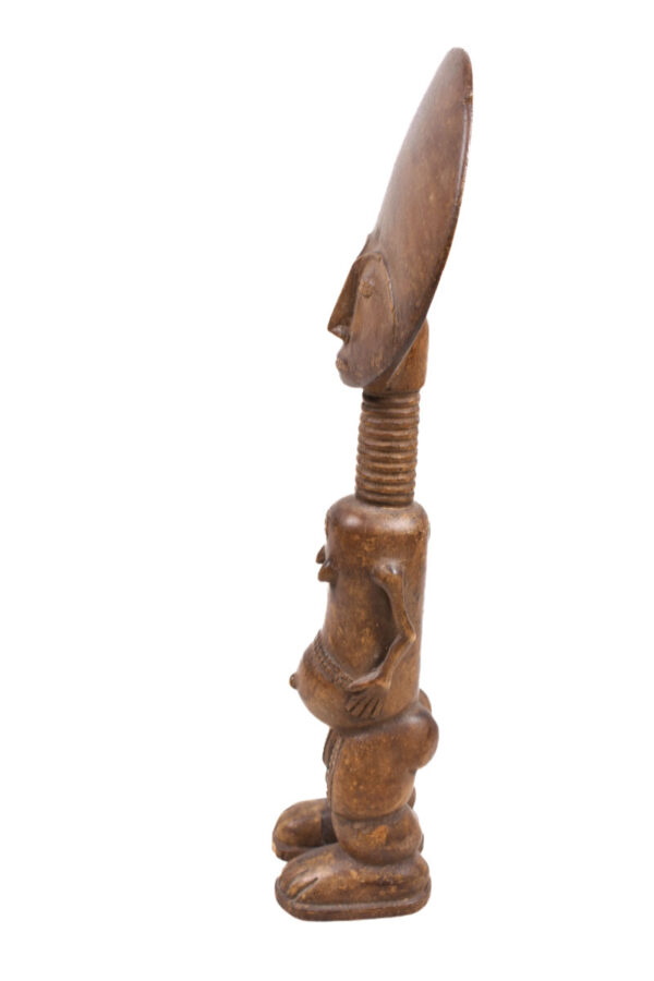 Fertility doll - Wood - Akuaba - Ashanti - Ghana