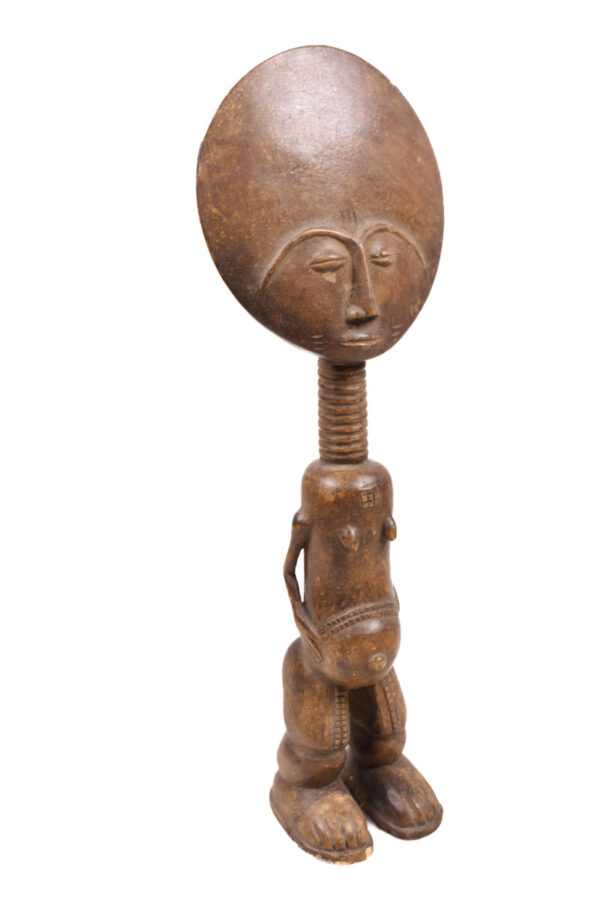 Fertility doll - Wood - Akuaba - Ashanti - Ghana