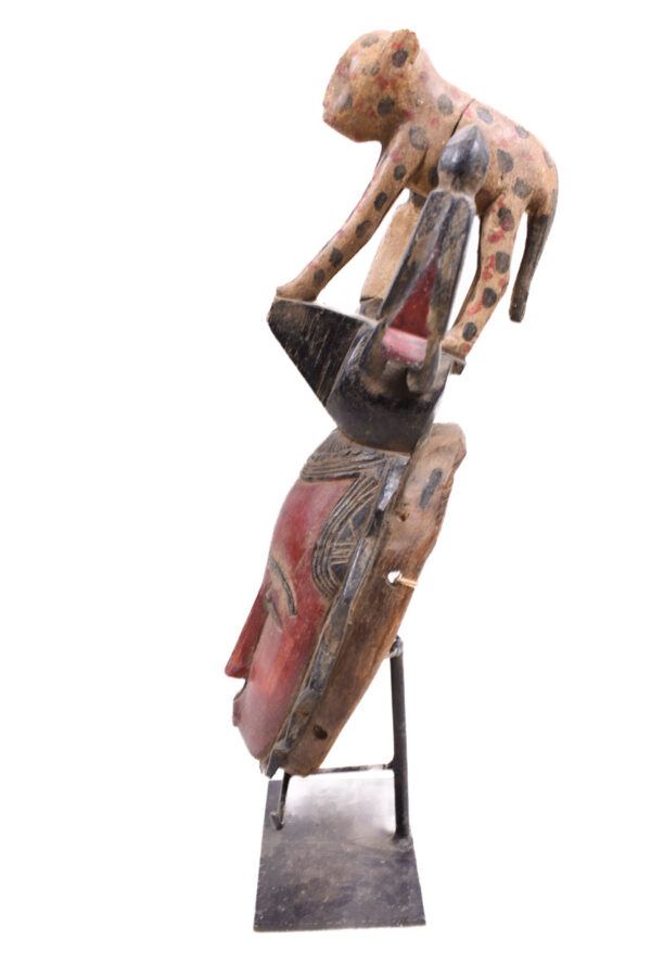 Dance mask - Wood - Yaure - Ivory Coast