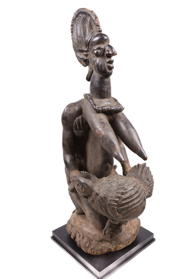 Maternity figure - Wood - Yoruba - Nigeria