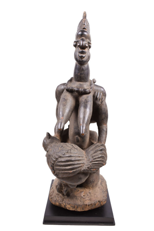 Maternity figure - Wood - Yoruba - Nigeria