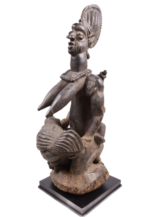 Maternity figure - Wood - Yoruba - Nigeria