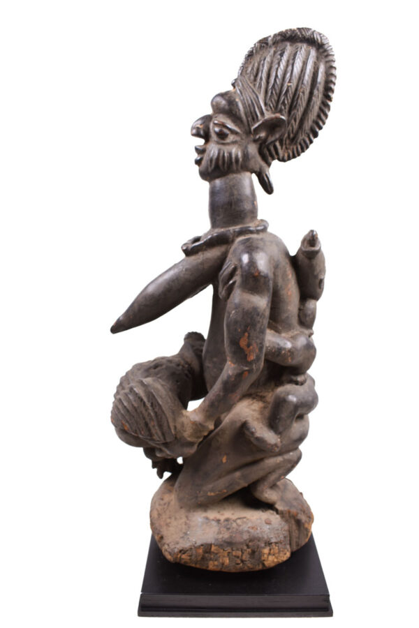 Maternity figure - Wood - Yoruba - Nigeria