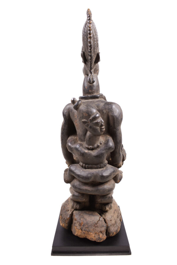 Maternity figure - Wood - Yoruba - Nigeria