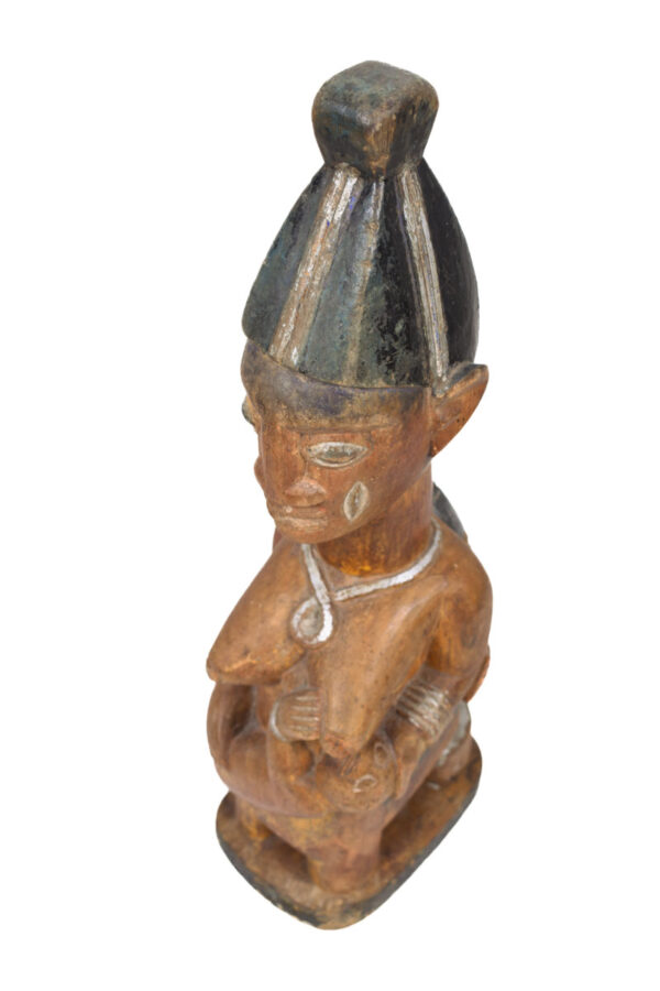 Maternity figure - Wood - Yoruba - Nigeria