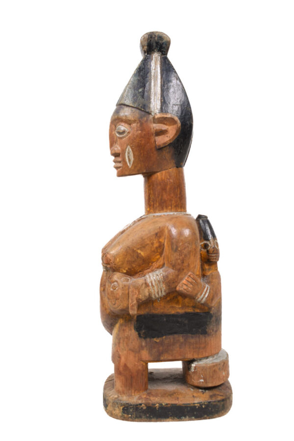 Maternity figure - Wood - Yoruba - Nigeria