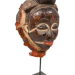 Initiation mask - Wood - Punu - Gabon
