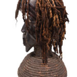 Crest Mask - Wood, Antelope skin - Ejagham - Ekoi - Nigeria