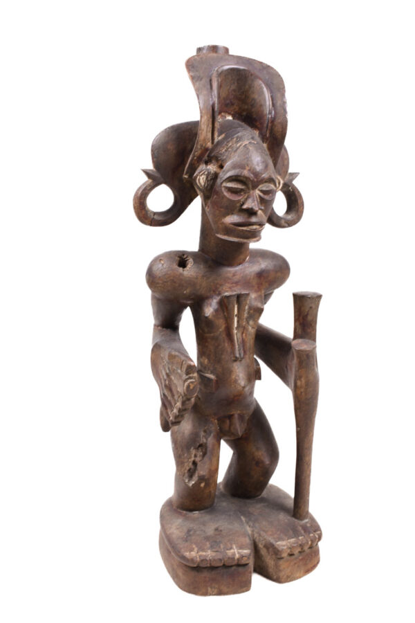 Tshibinda Figure - Wood - Chokwe - Congo