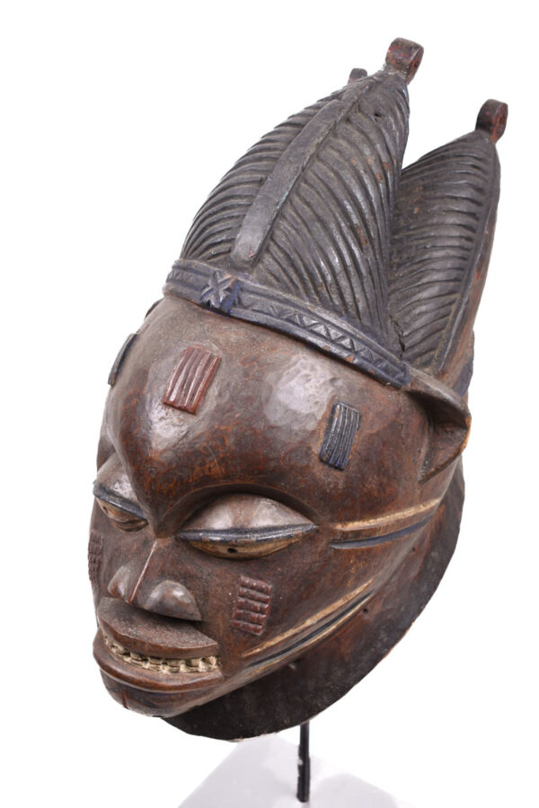 Gelede mask - Wood - Yoruba - Nigeria - Schädler certificat