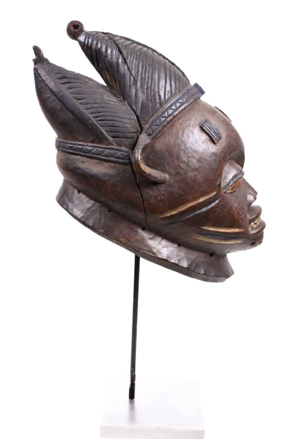 Gelede mask - Wood - Yoruba - Nigeria - Schädler certificat