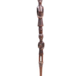 Power stick / Scepter - Wood - Bemba - Congo / Tanzania - Schädler certificate