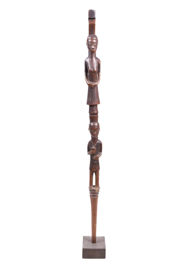 Power stick / Scepter - Wood - Bemba - Congo / Tanzania - Schädler certificate