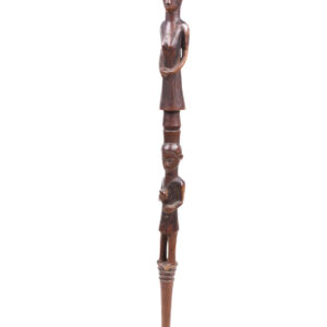Power stick / Scepter - Wood - Bemba - Congo / Tanzania - Schädler certificate