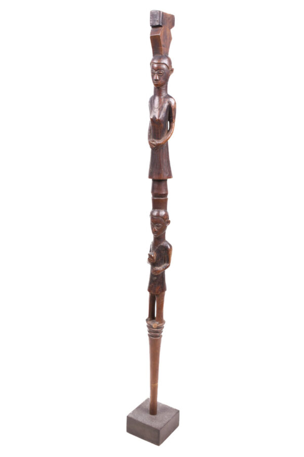 Power stick / Scepter - Wood - Bemba - Congo / Tanzania - Schädler certificate