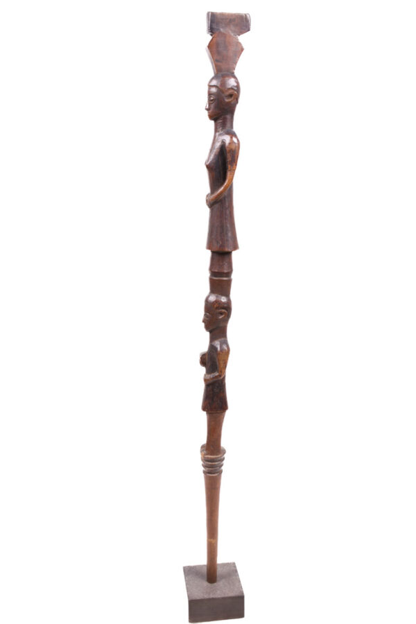 Power stick / Scepter - Wood - Bemba - Congo / Tanzania - Schädler certificate