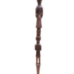 Power stick / Scepter - Wood - Bemba - Congo / Tanzania - Schädler certificate
