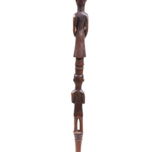 Power stick / Scepter - Wood - Bemba - Congo / Tanzania - Schädler certificate