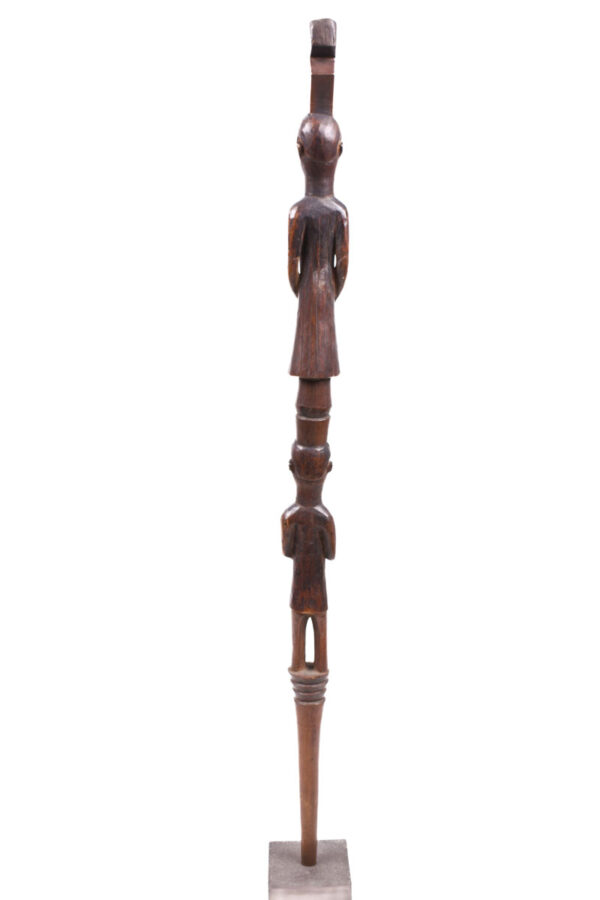 Power stick / Scepter - Wood - Bemba - Congo / Tanzania - Schädler certificate