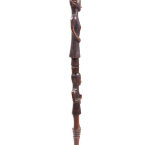 Power stick / Scepter - Wood - Bemba - Congo / Tanzania - Schädler certificate
