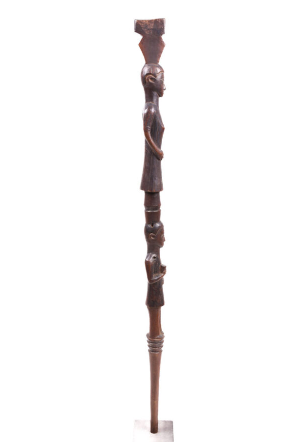 Power stick / Scepter - Wood - Bemba - Congo / Tanzania - Schädler certificate