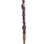 Power stick / Scepter - Wood - Bemba - Congo / Tanzania - Schädler certificate