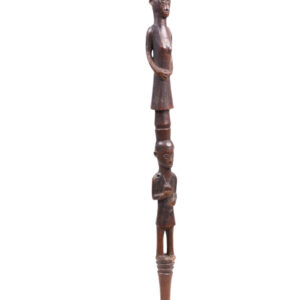 Power stick / Scepter - Wood - Bemba - Congo / Tanzania - Schädler certificate