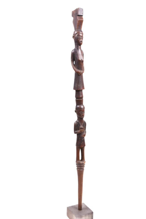 Power stick / Scepter - Wood - Bemba - Congo / Tanzania - Schädler certificate