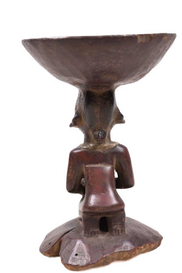 Divination bowl figure - Wood - Yoruba - Nigeria