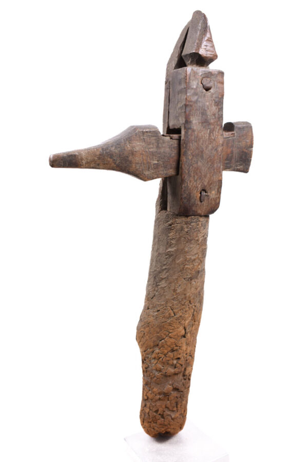 Door lock post - Wood - Bambara - Mali