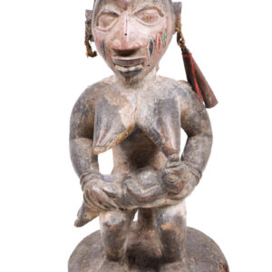 Maternity figure - Wood - Yoruba - Nigeria