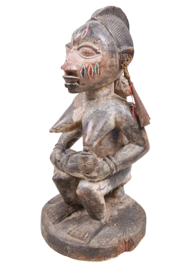 Maternity figure - Wood - Yoruba - Nigeria