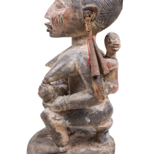 Maternity figure - Wood - Yoruba - Nigeria