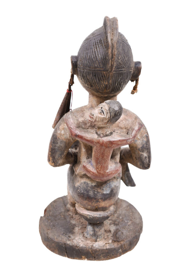 Maternity figure - Wood - Yoruba - Nigeria