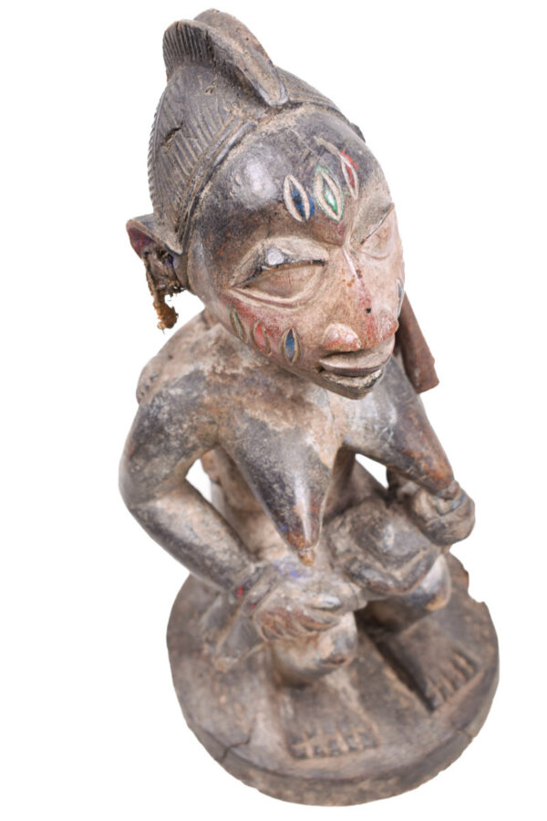 Maternity figure - Wood - Yoruba - Nigeria