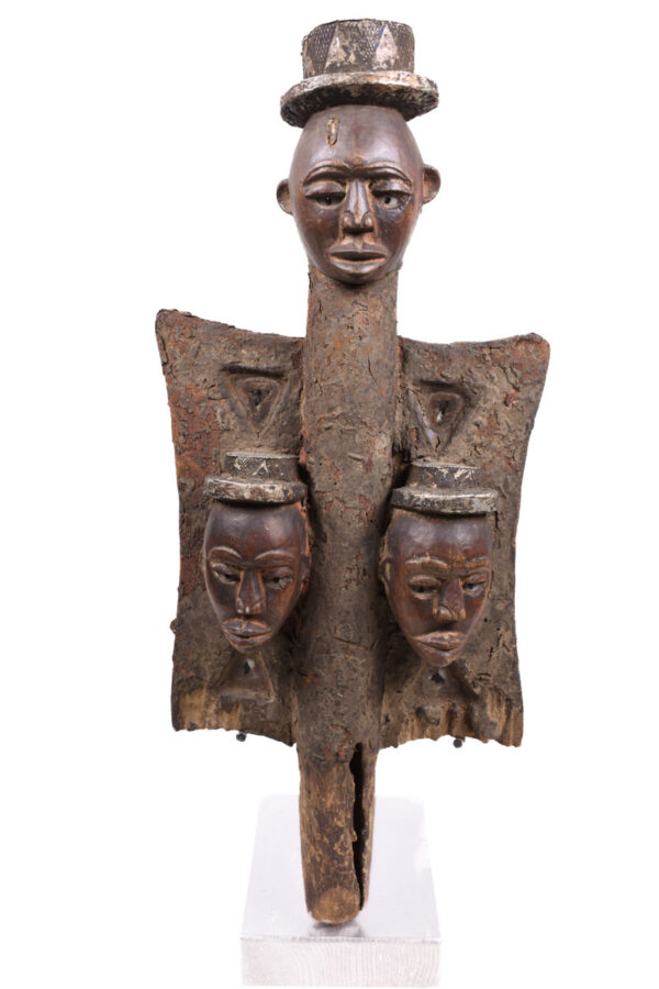 Post Figure - Wood - Bakongo Vili - Congo