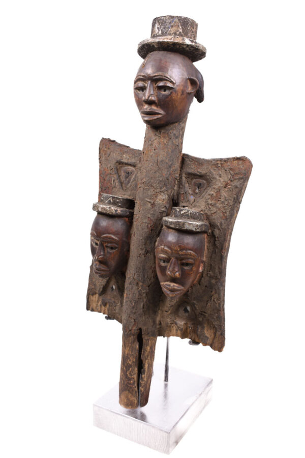 Post Figure - Wood - Bakongo Vili - Congo