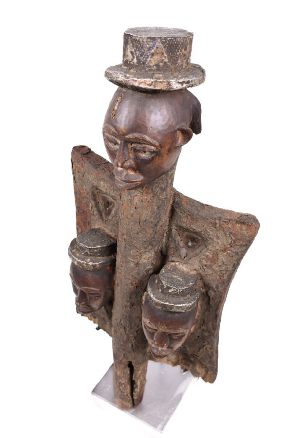 Post Figure - Wood - Bakongo Vili - Congo