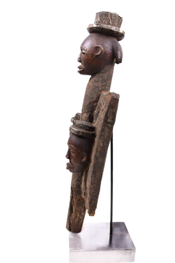 Post Figure - Wood - Bakongo Vili - Congo