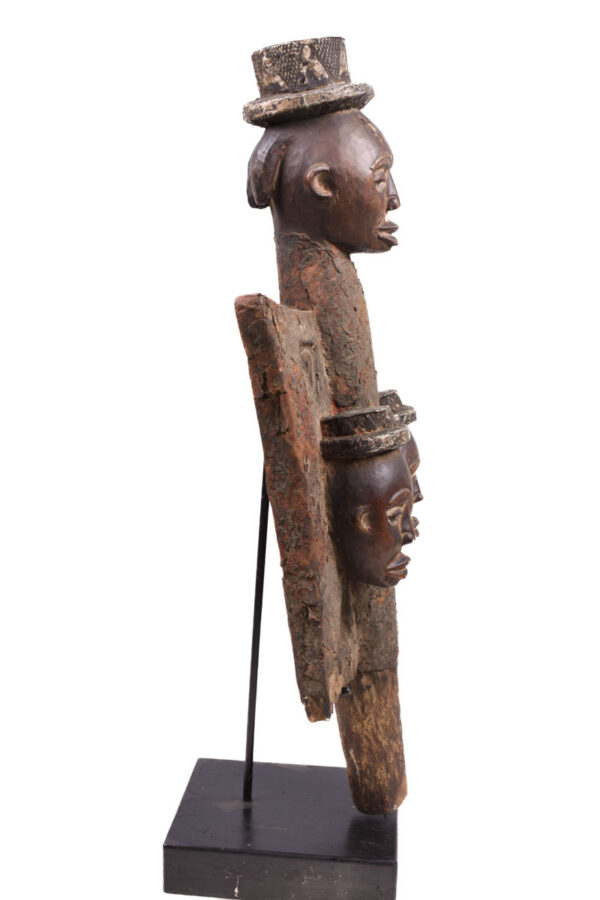 Post Figure - Wood - Bakongo Vili - Congo
