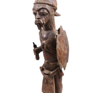 Ancestor figure - Wood- Bena Lulua- DR Congo