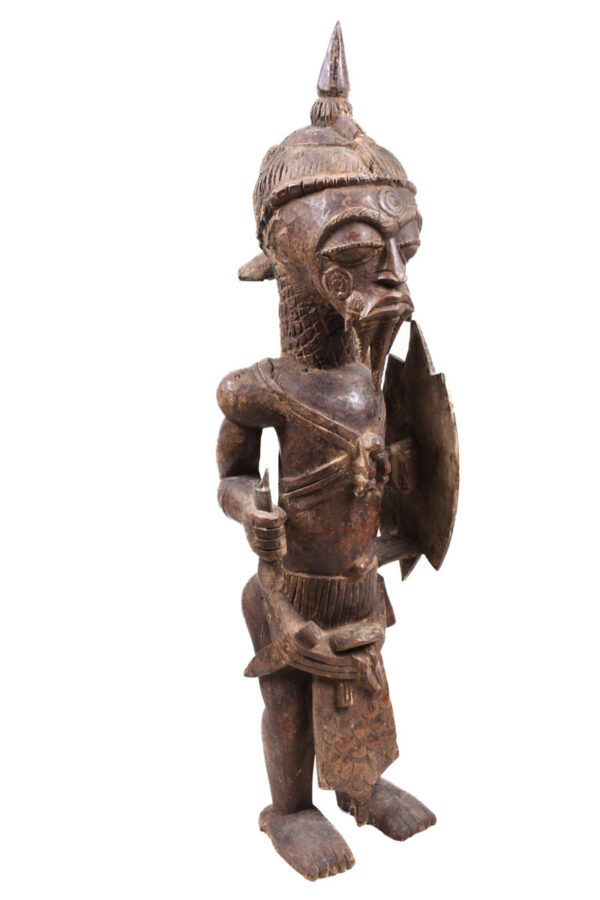 Ancestor figure - Wood- Bena Lulua- DR Congo
