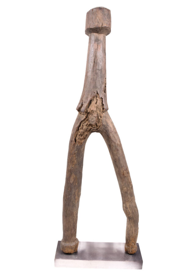 Ancestor Figure - Wood - Dagari- Burkina Faso - Schädler certificate
